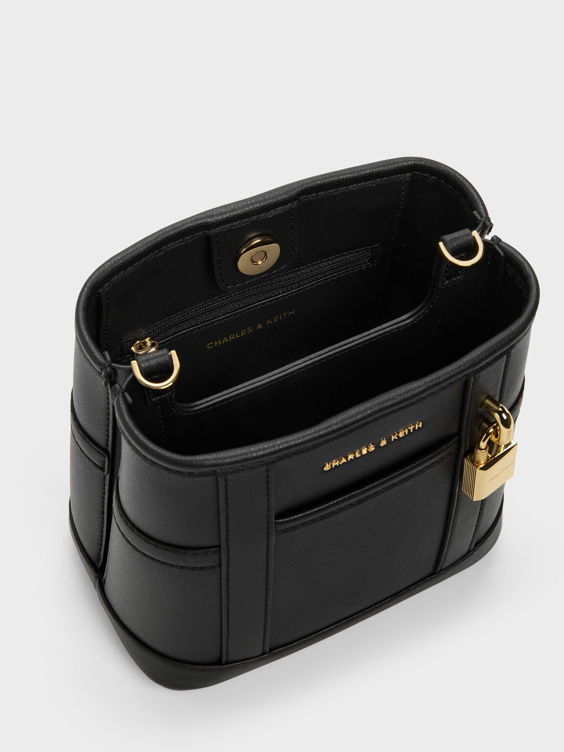 Scottie スコッティー バケットバッグ, ブラック, hi-res