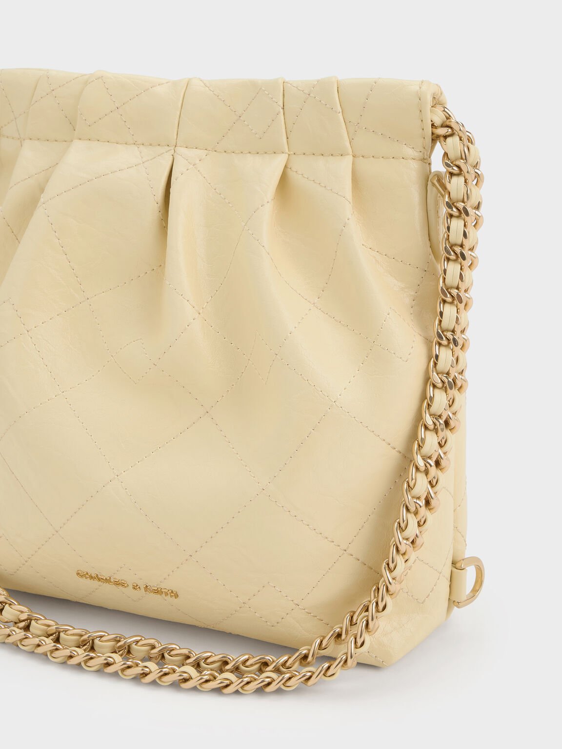 Duo ドゥオ チェーンハンドルツーウェイバックパック, バターイエロー, hi-res