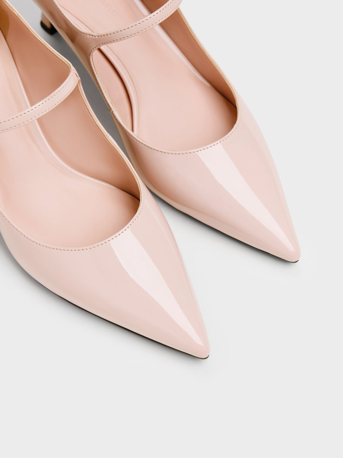 ポインテッドメリージェーンパンプス, ブラッシュ, hi-res