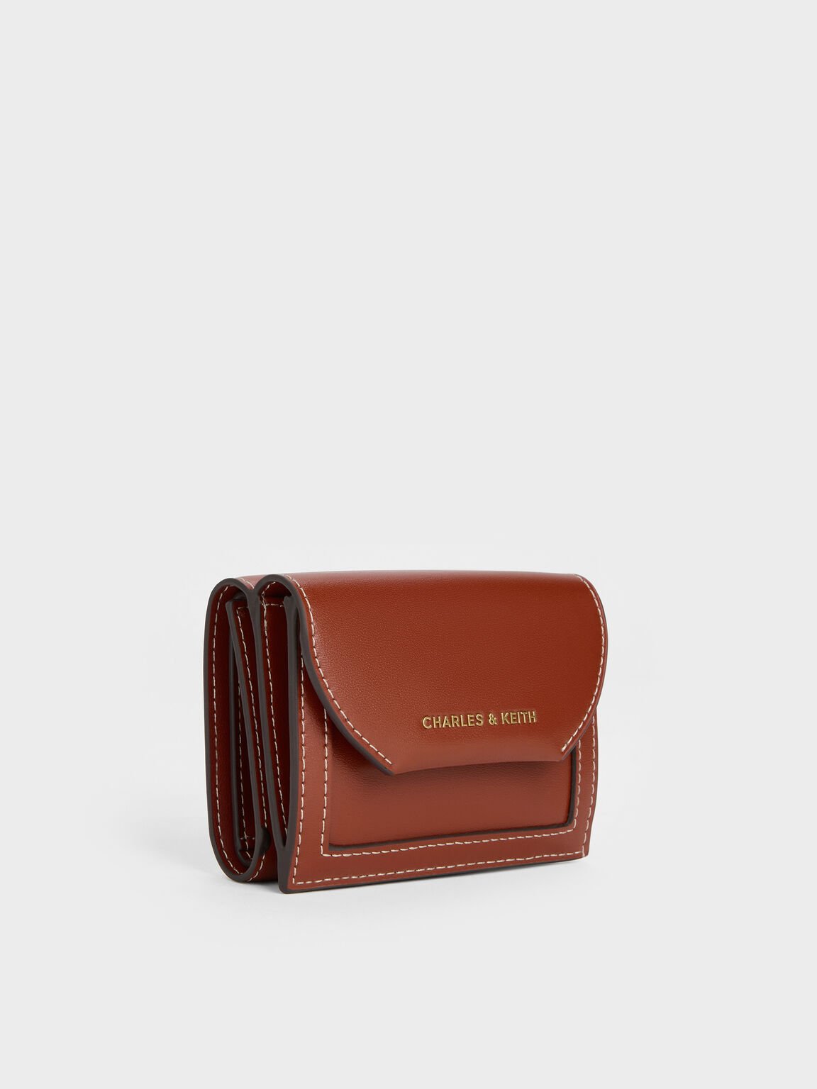 Enola エノラ スモールウォレット, ブリック, hi-res