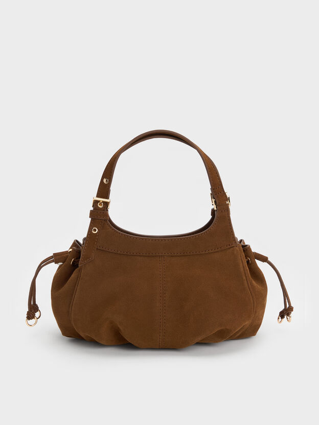 Lillith ミニリリス ドローストリング トートバッグ, ピーカンブラウン, hi-res