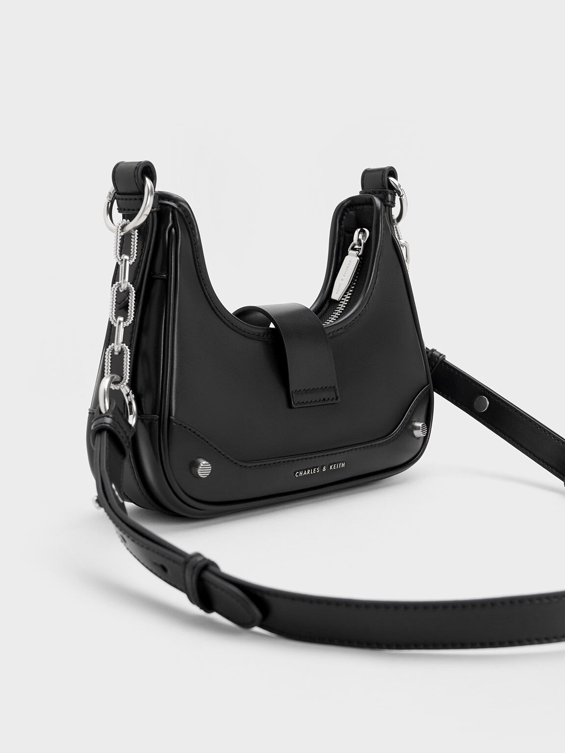 Winslet ウィンスレット ベルトショルダーバッグ, ブラック, hi-res