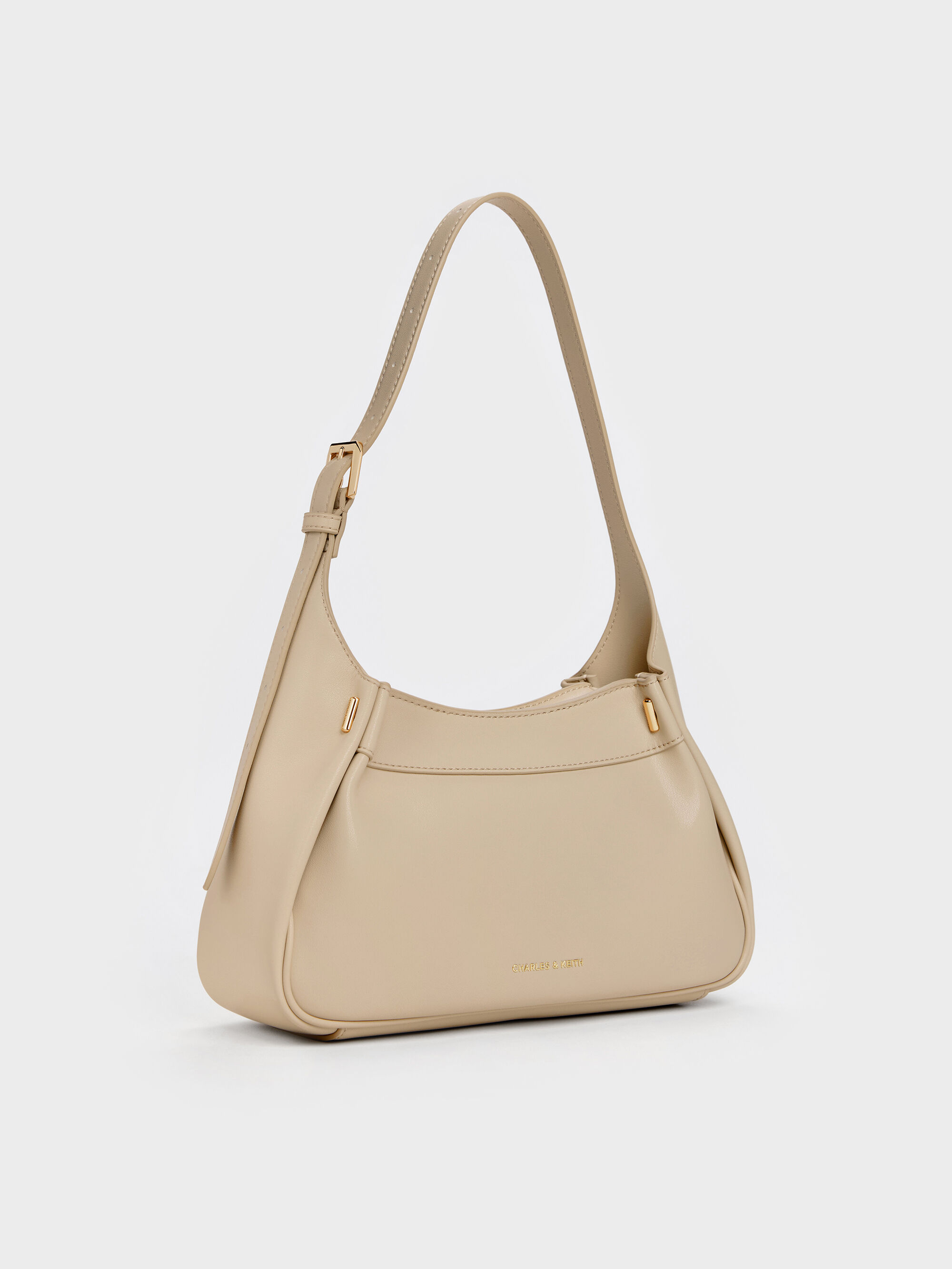 Clarice クラリス プリーツショルダーバッグ - ダストオーツ | CHARLES