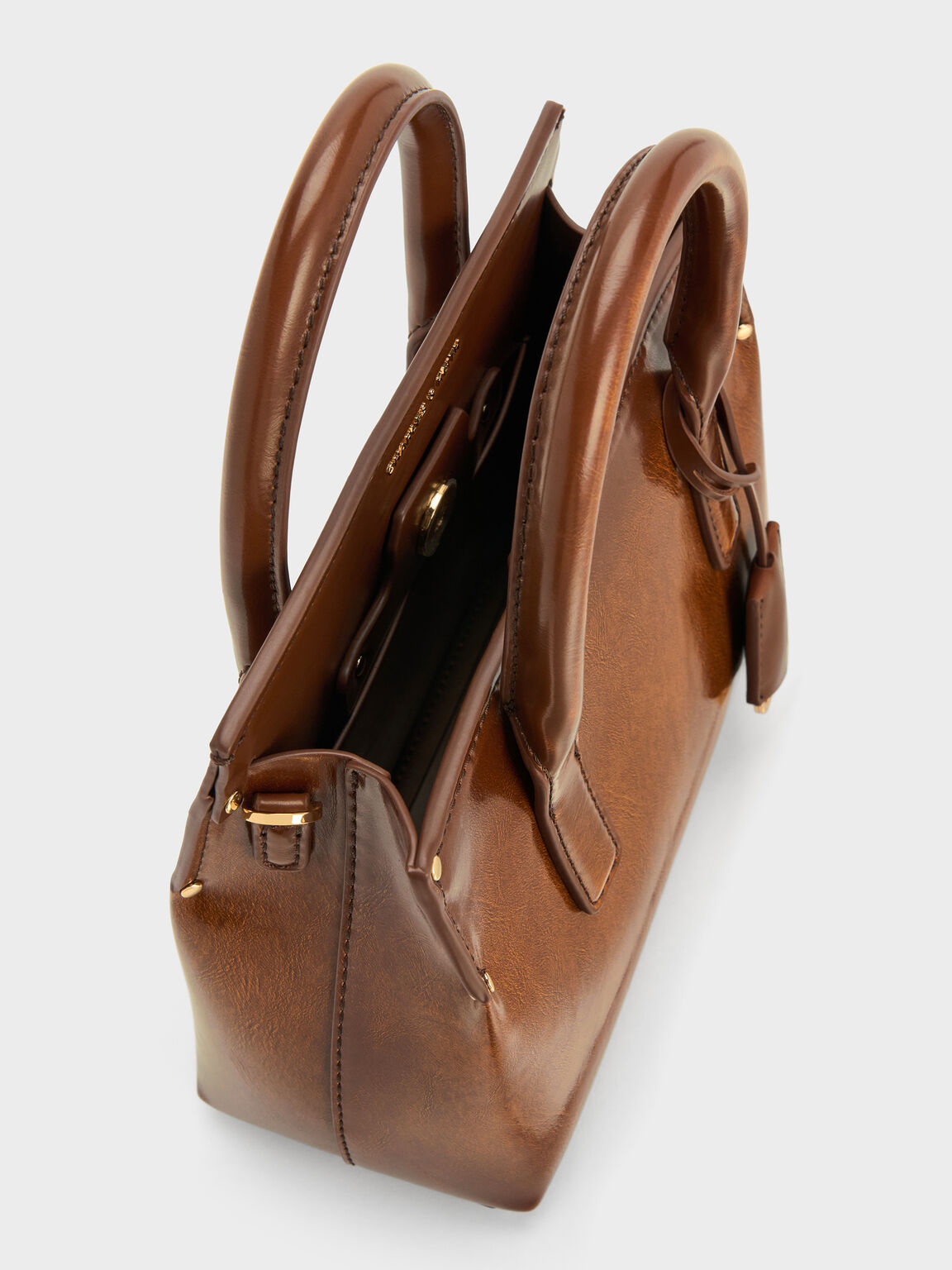 Rene ルネ ストラクチャートートバッグ, タン, hi-res