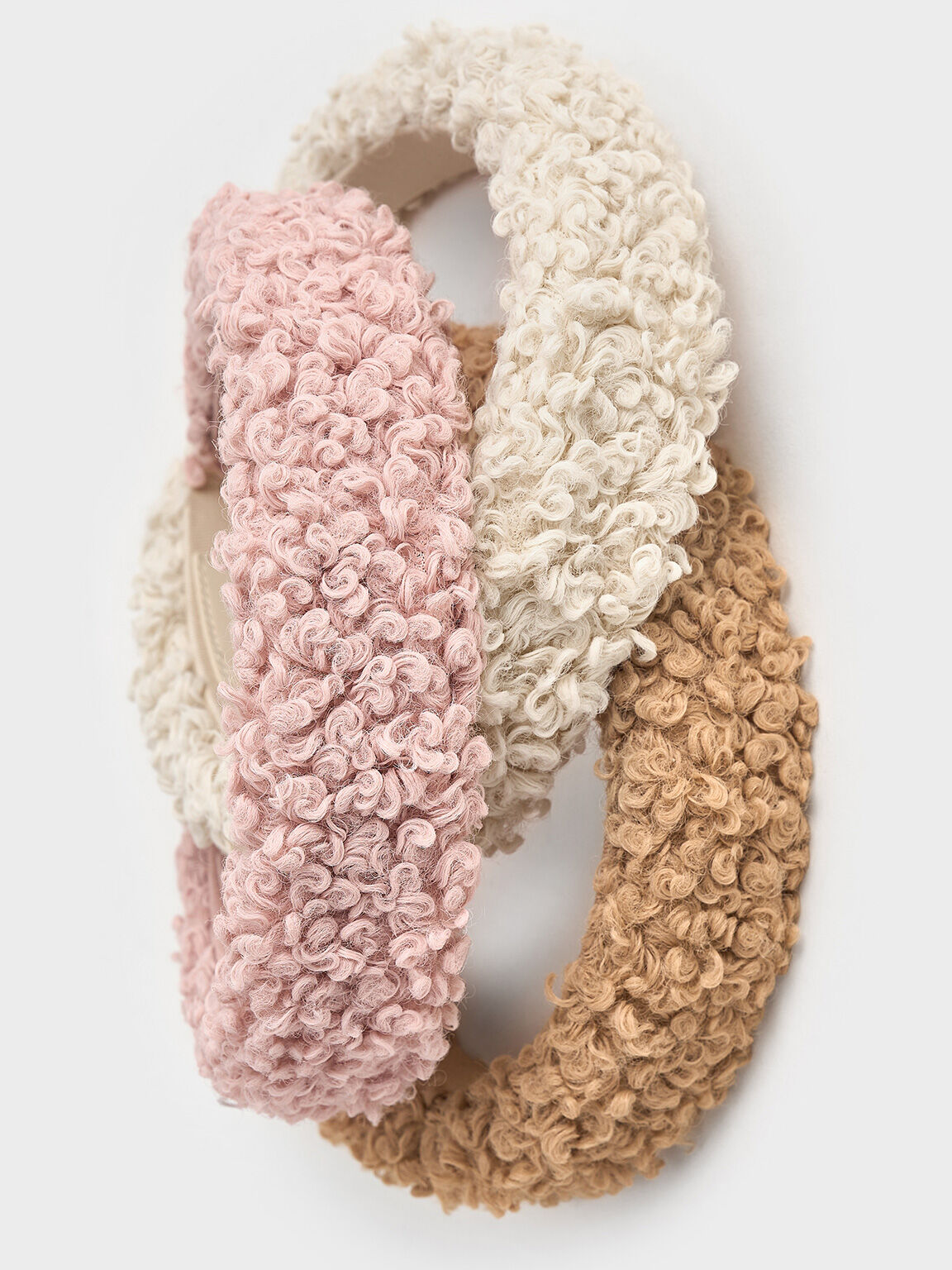 ファーリー ヘッドバンド, チョーク, hi-res