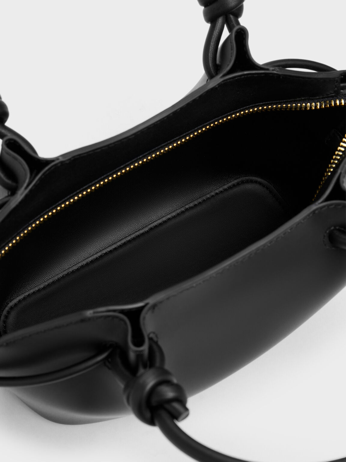 Sammie サミー ノットハンドル ウェービートートバッグ, ブラック, hi-res