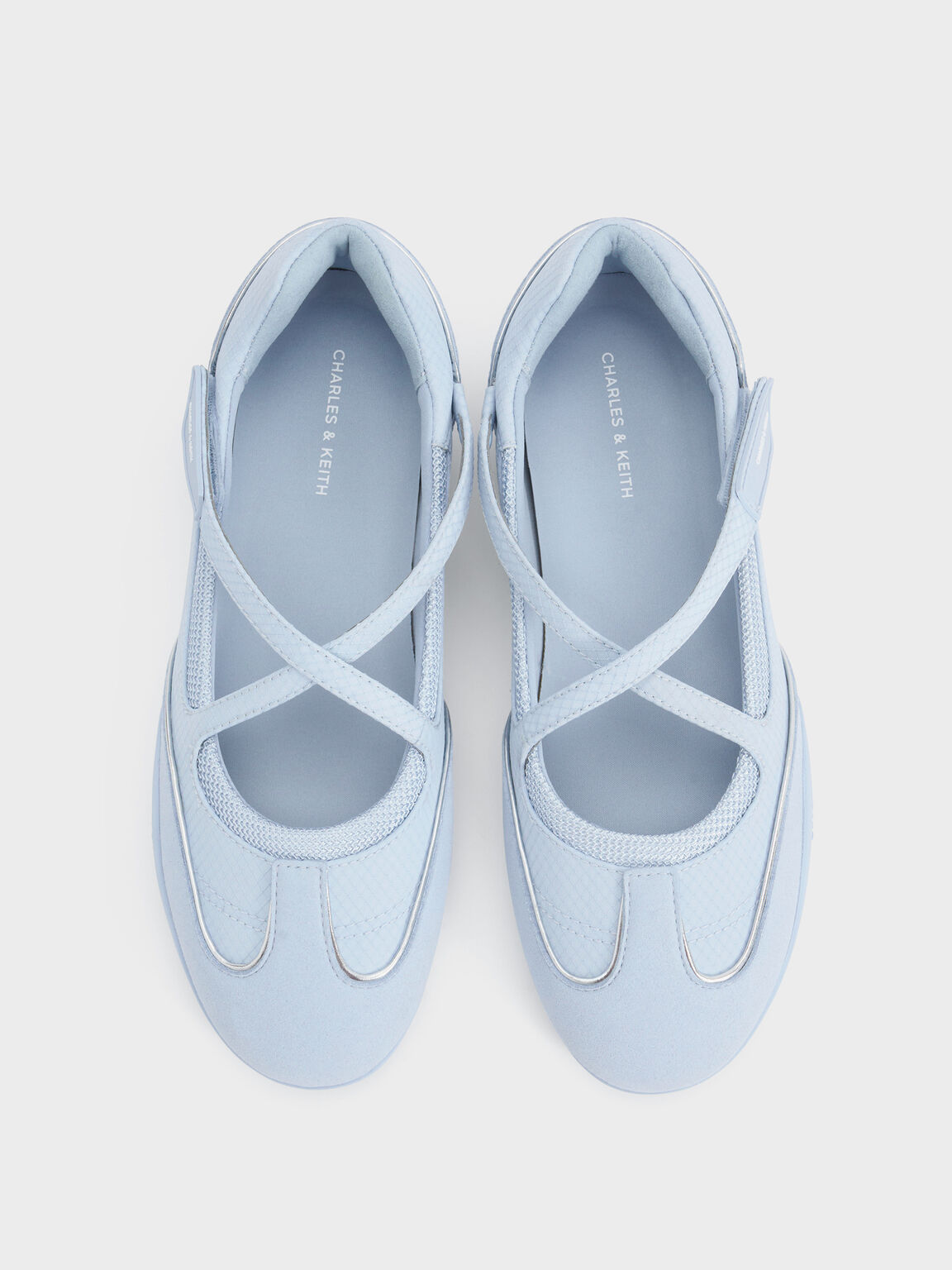 Mika ミカ クロスオーバー メリージェーンスニーカー, ライトブルー, hi-res