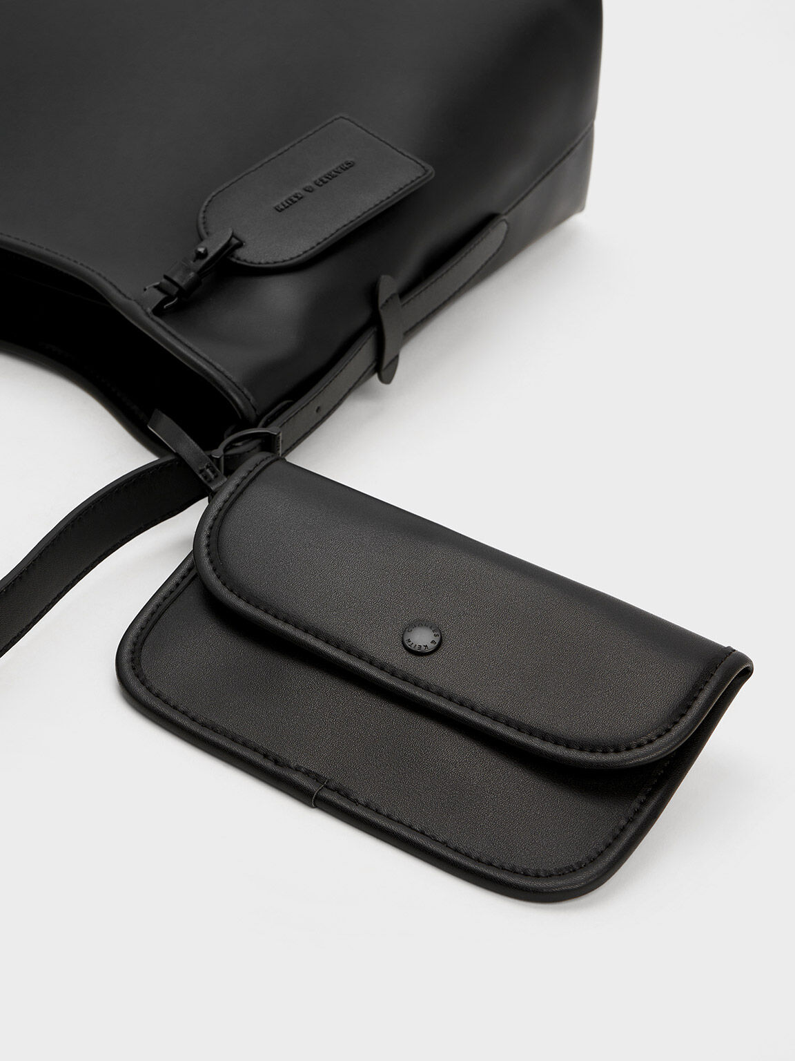 Naomi ナオミ スラウチーホーボーバッグ, ブラック, hi-res