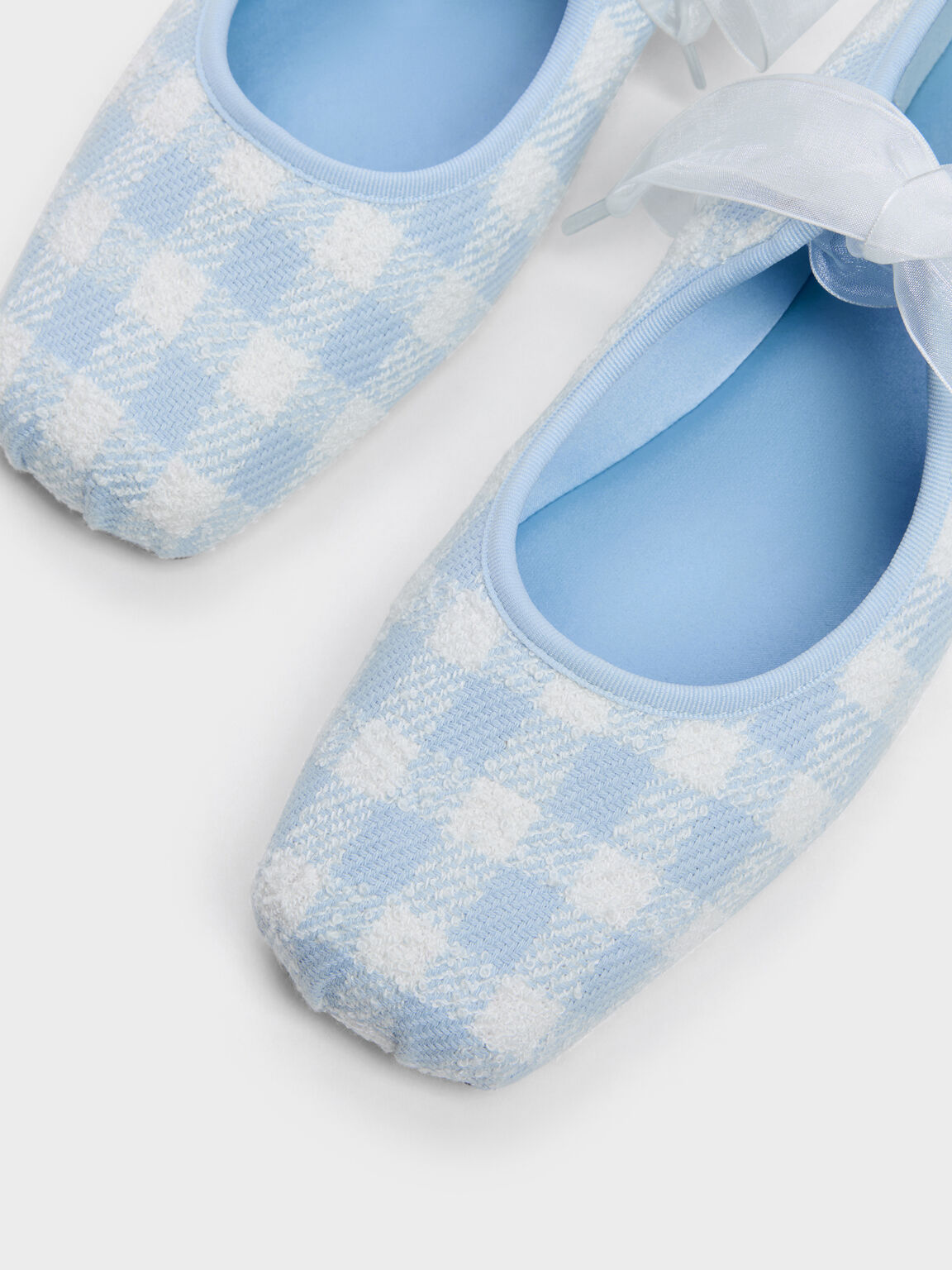 Camila カミラ スクエアメリージェーンフラット, ライトブルー, hi-res