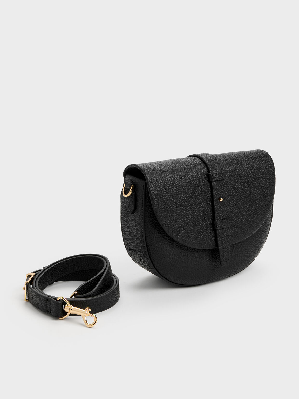 Beryl ベリル ベルトサドルバッグ, ブラック, hi-res