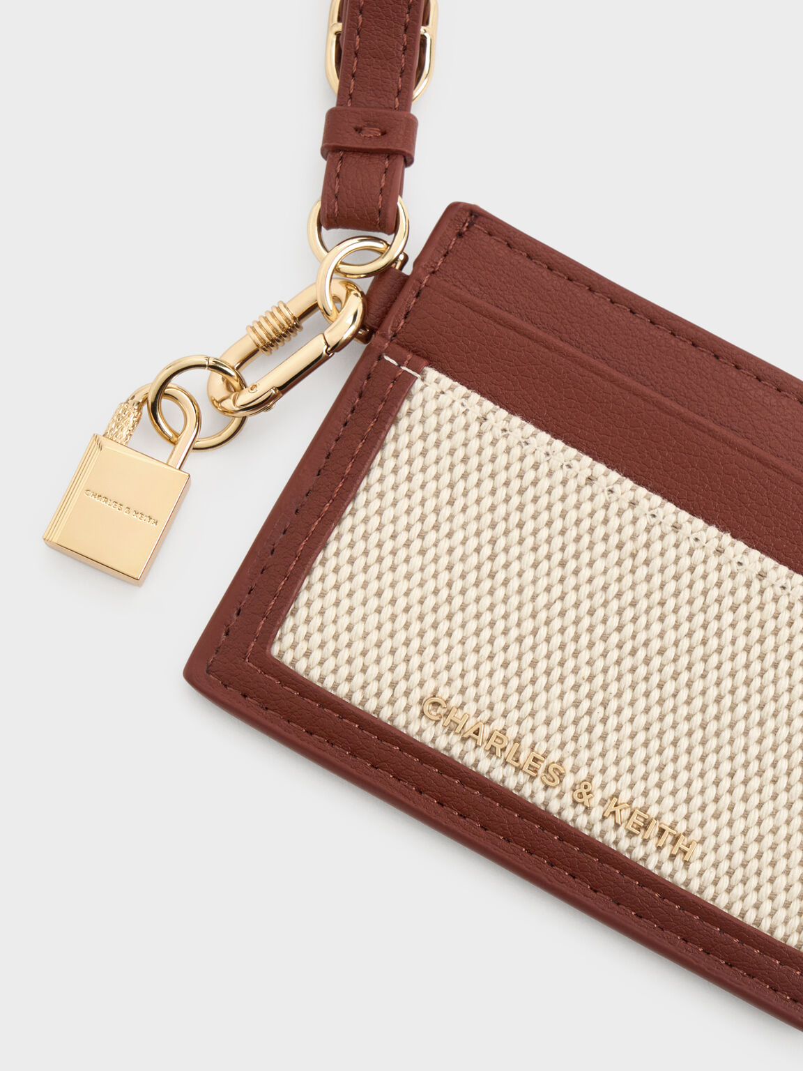 Scottie スコッティー キャンバスカードホルダー, ブリック, hi-res