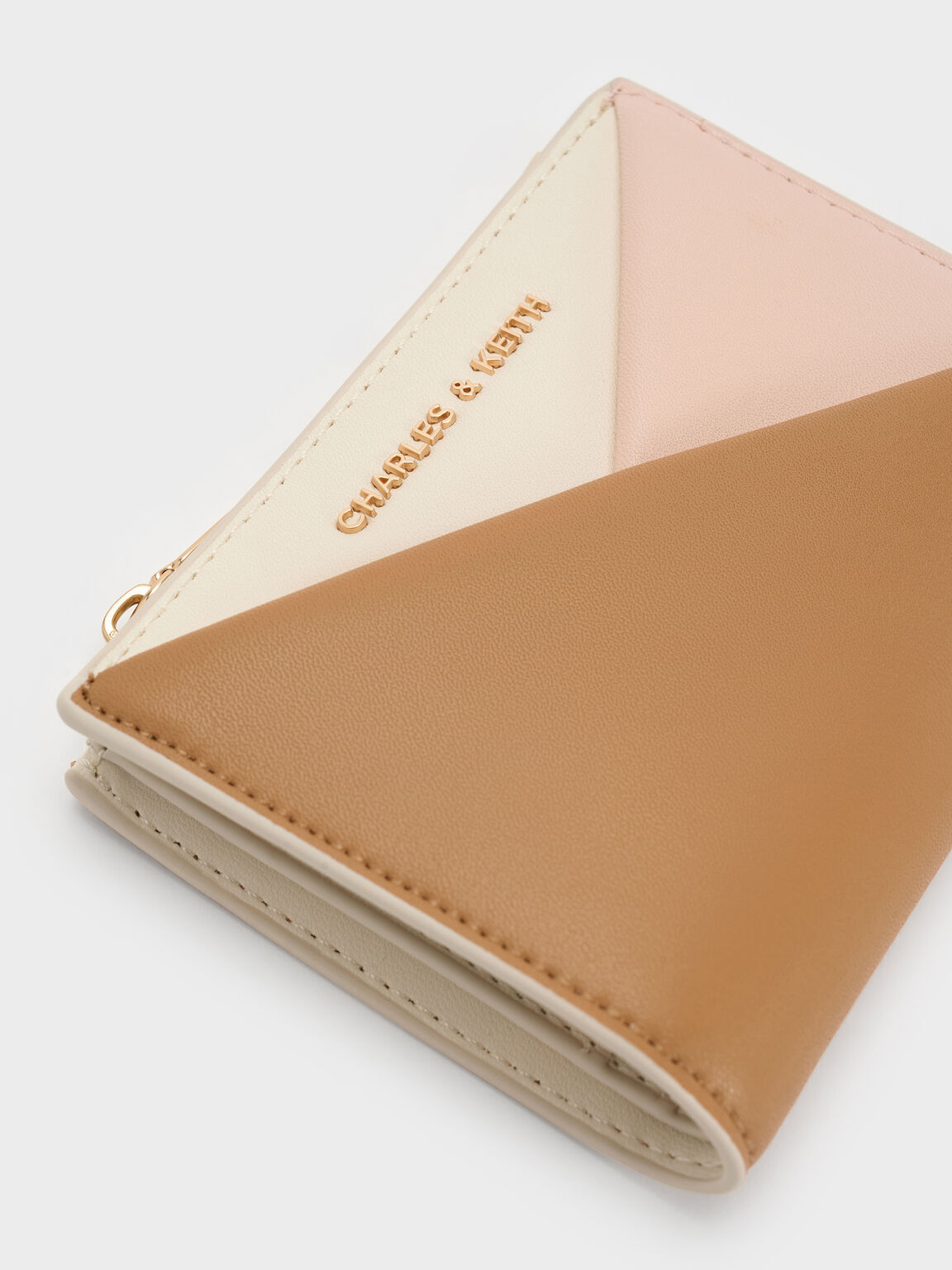 Midori ミドリ カラーブロックスモールウォレット, マルチピンク, hi-res