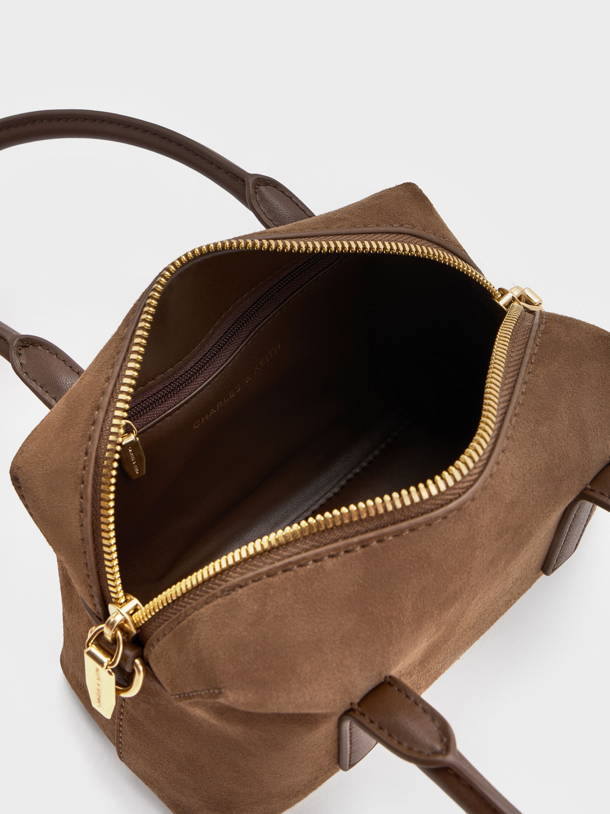 ハンドバッグ(レディース) - ブラウン | CHARLES & KEITH (チャールズ