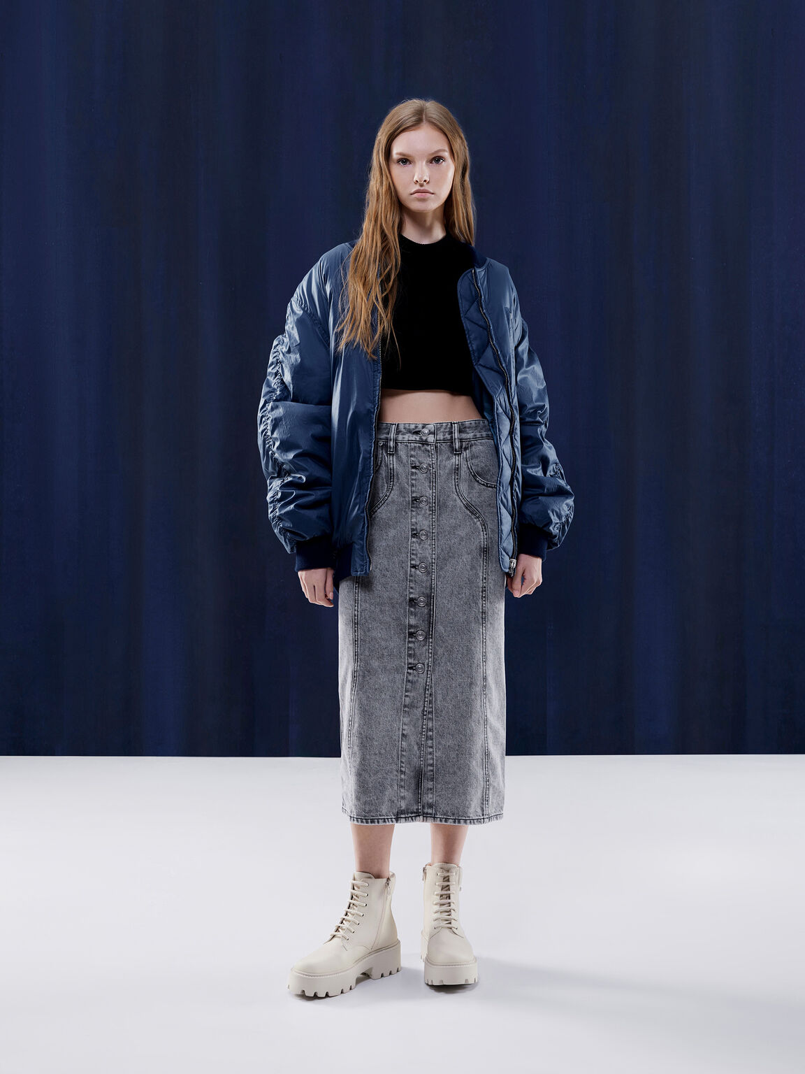 Ripley リプリーリッジッドソール アンクルブーツ, チョーク, hi-res