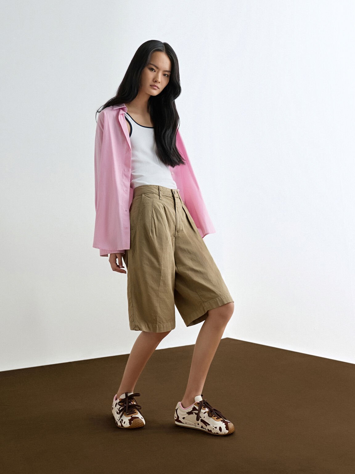 ダブルレース スニーカー, マルチ, hi-res