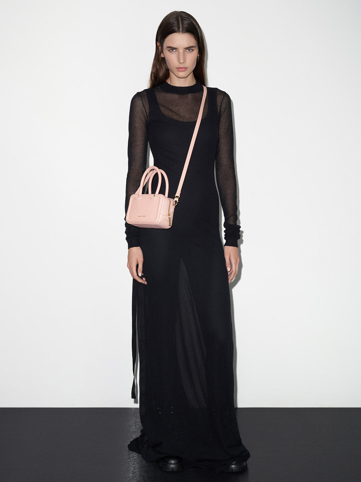 Perline ペルリーネ イーロンゲイティドトートバッグ, ピンク, hi-res