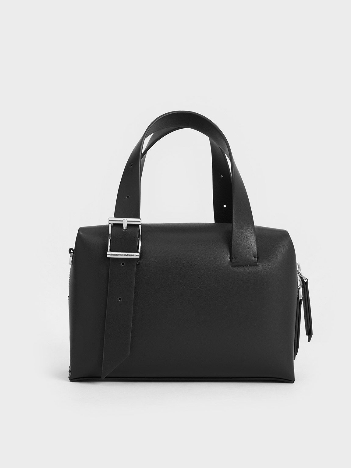 CHARLES & KEITH ブラック トートバッグ　新品未使用 Marceline マーセリン トートバッグ - ノワール | CHARLES & KEITH