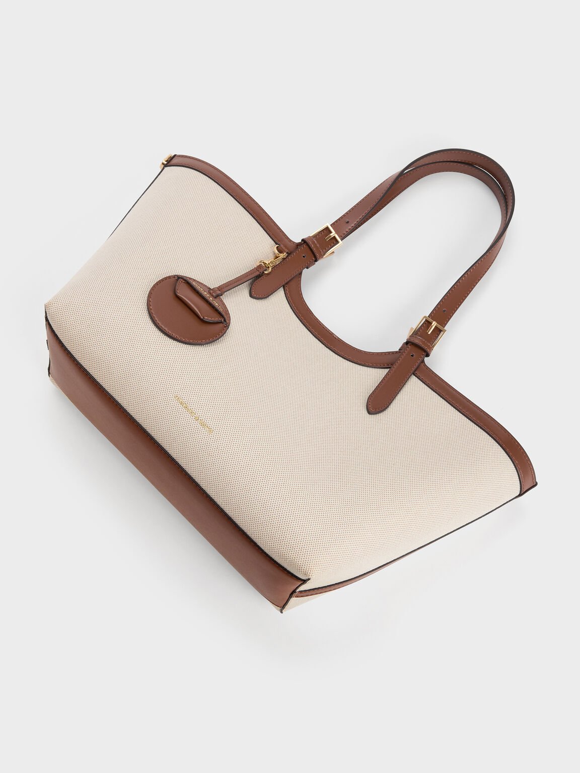 Enola エノラ キャンバストートバッグ, チョコレート, hi-res