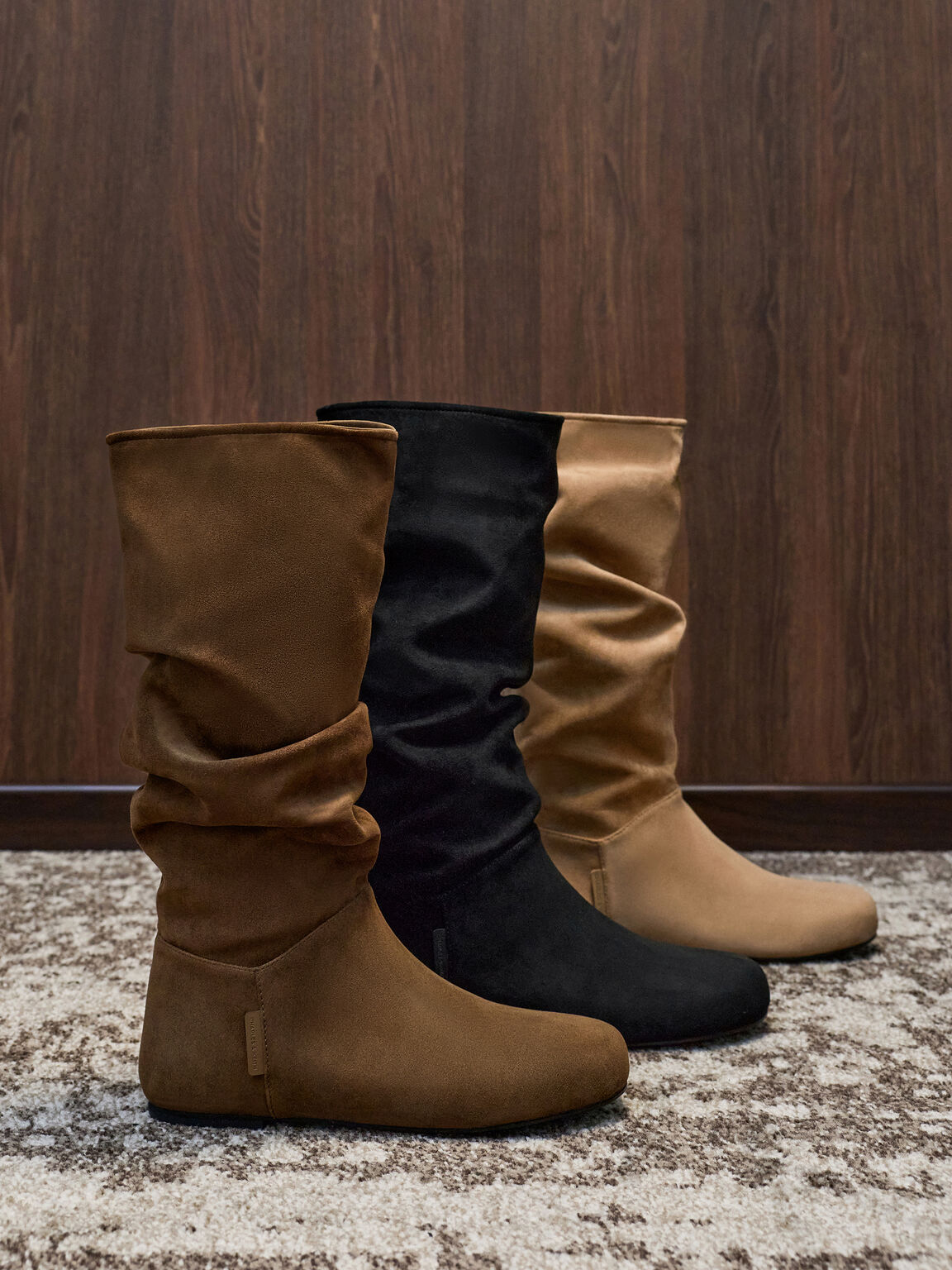 フォースエード ルーシュドニーハイブーツ, サンド, hi-res