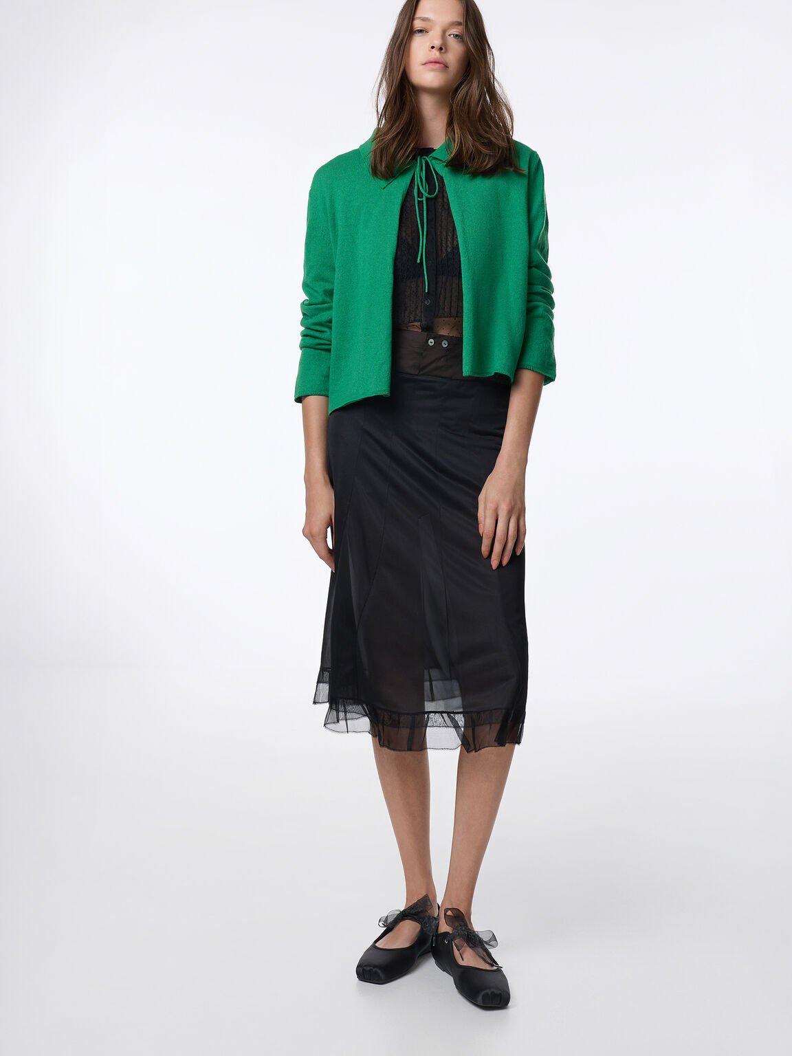 Camila カミラ スクエアメリージェーンフラット, ブラックテクスチャード, hi-res