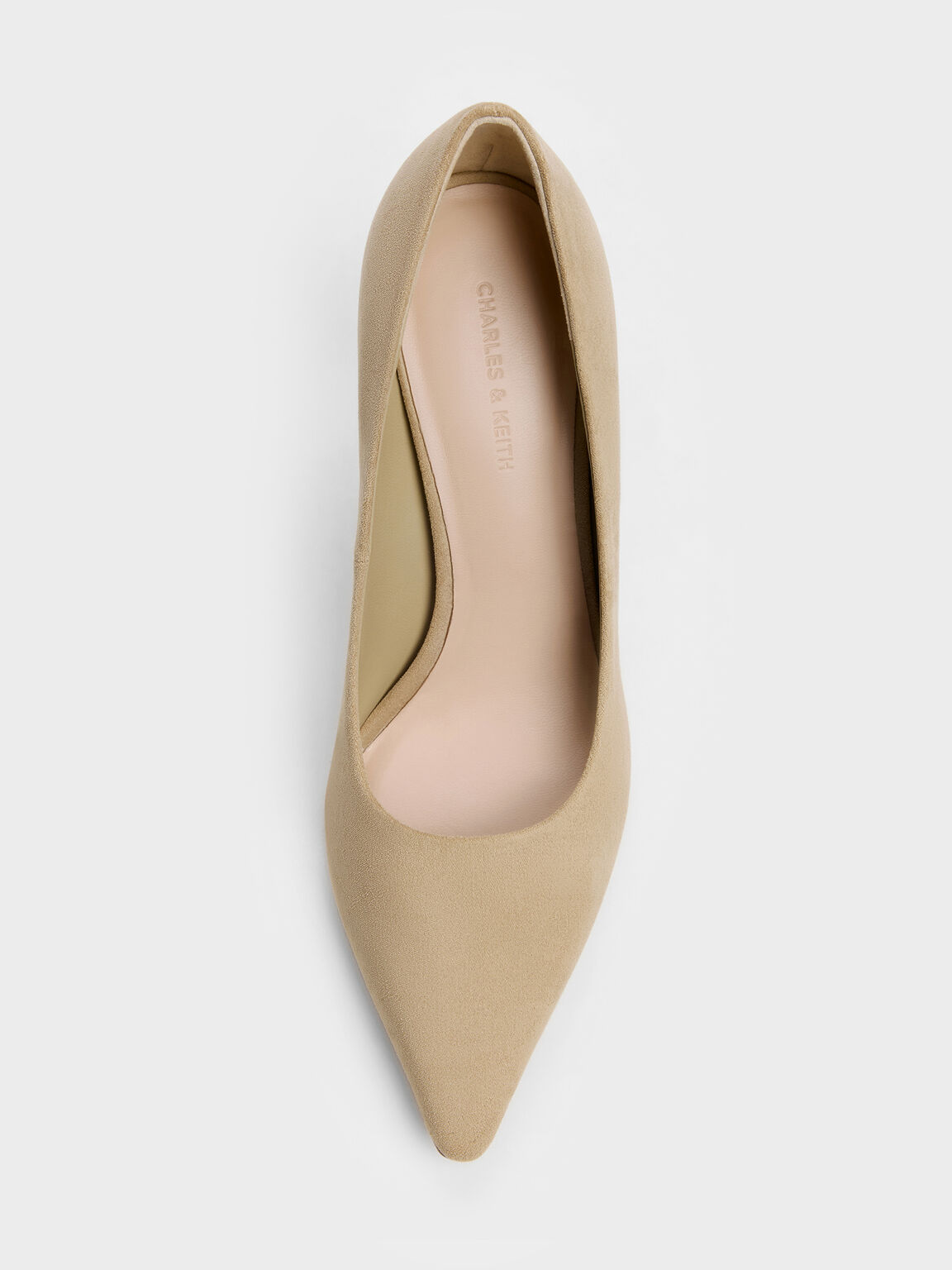 Kerra ケラ ポインテットパンプス, ベージュ, hi-res