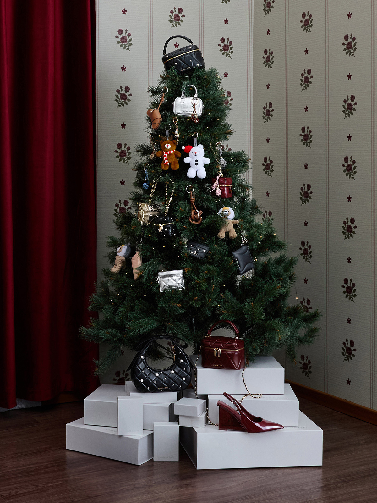 Arwen アルウェン キルトトップハンドルバニティバッグ - CHARLES & KEITH