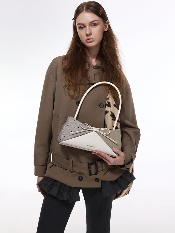 Noane ノアン イーロンゲイティド ハンドル ショルダーバッグ - CHARLES & KEITH