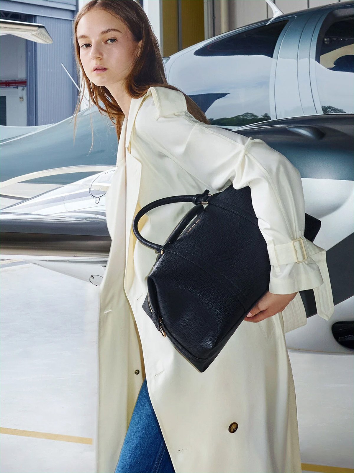 Chance チャンス レザーボウリングバッグ - CHARLES & KEITH