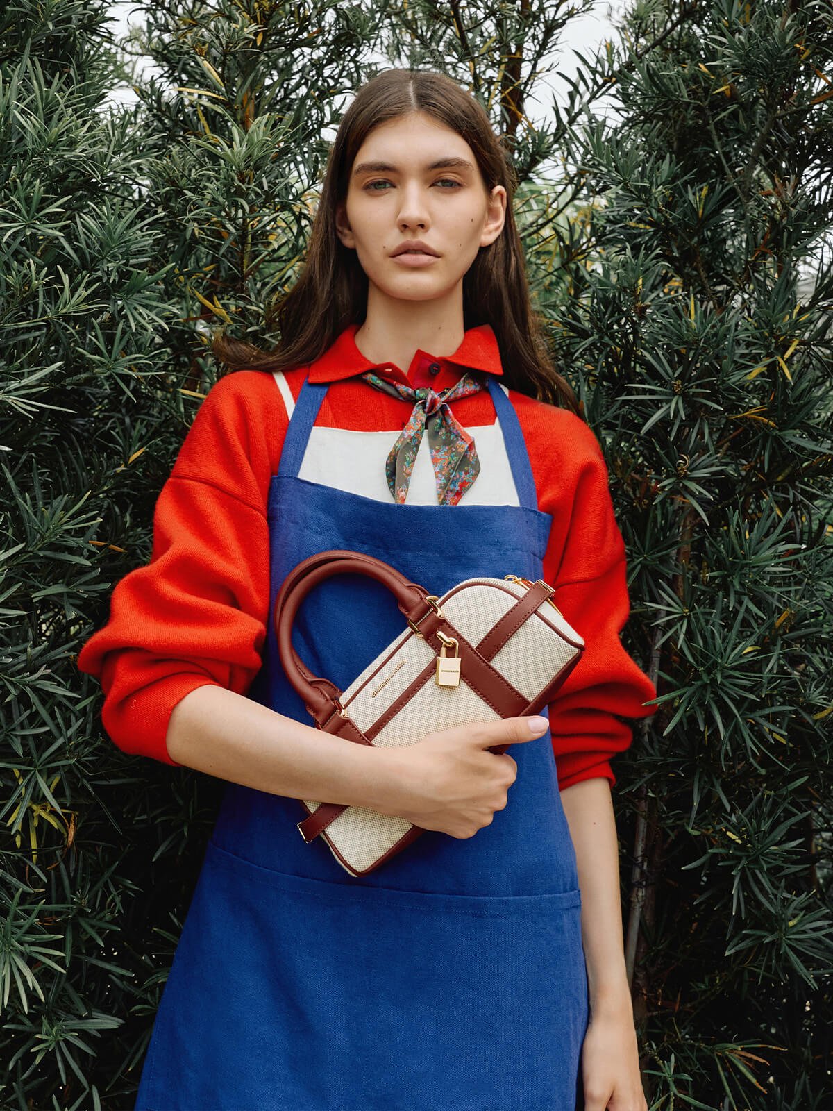 Georgie ジョージー チェーンスリングバック キトゥンヒール - CHARLES & KEITH