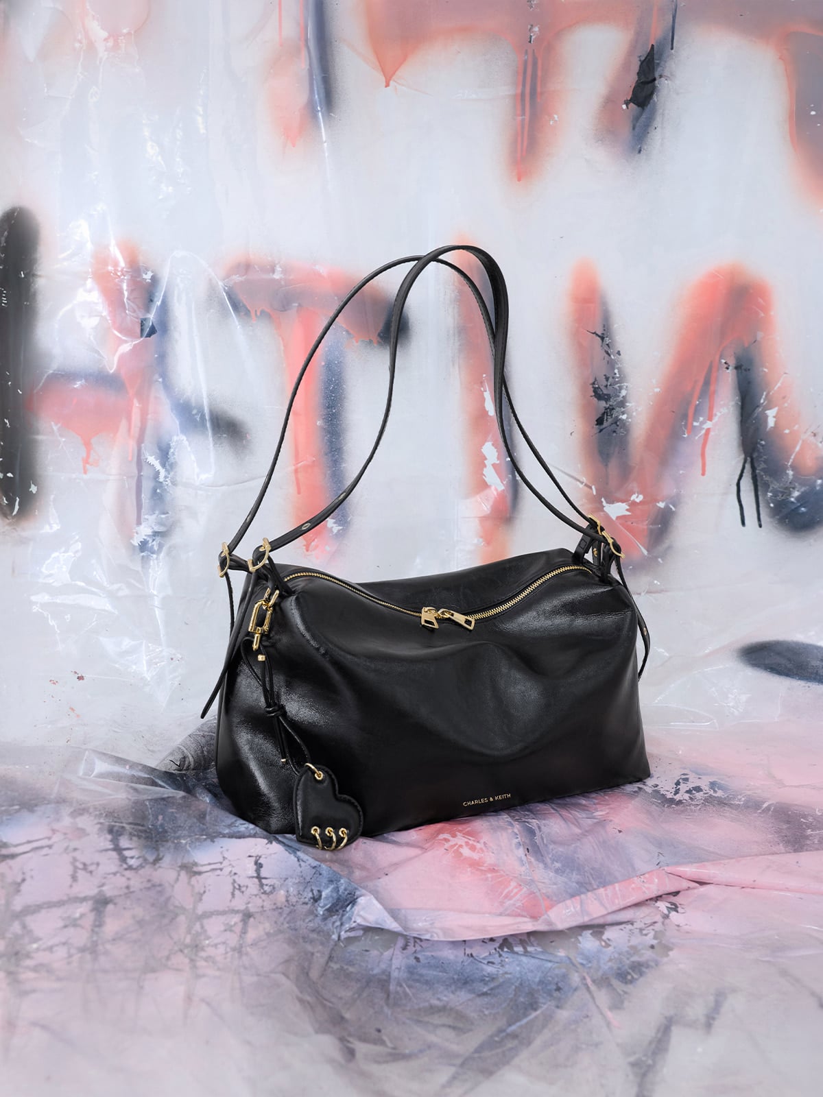 Rey レイ スラウチー ショルダーバッグ - CHARLES & KEITH