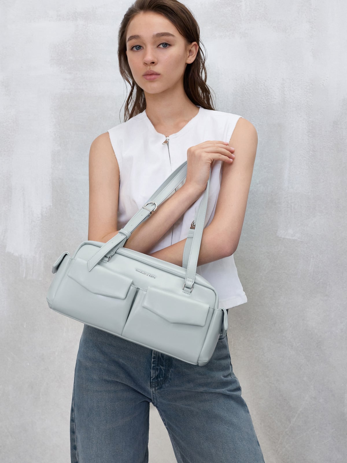 Rachel レイチェル マルチポケット ショルダーバッグ - CHARLES & KEITH