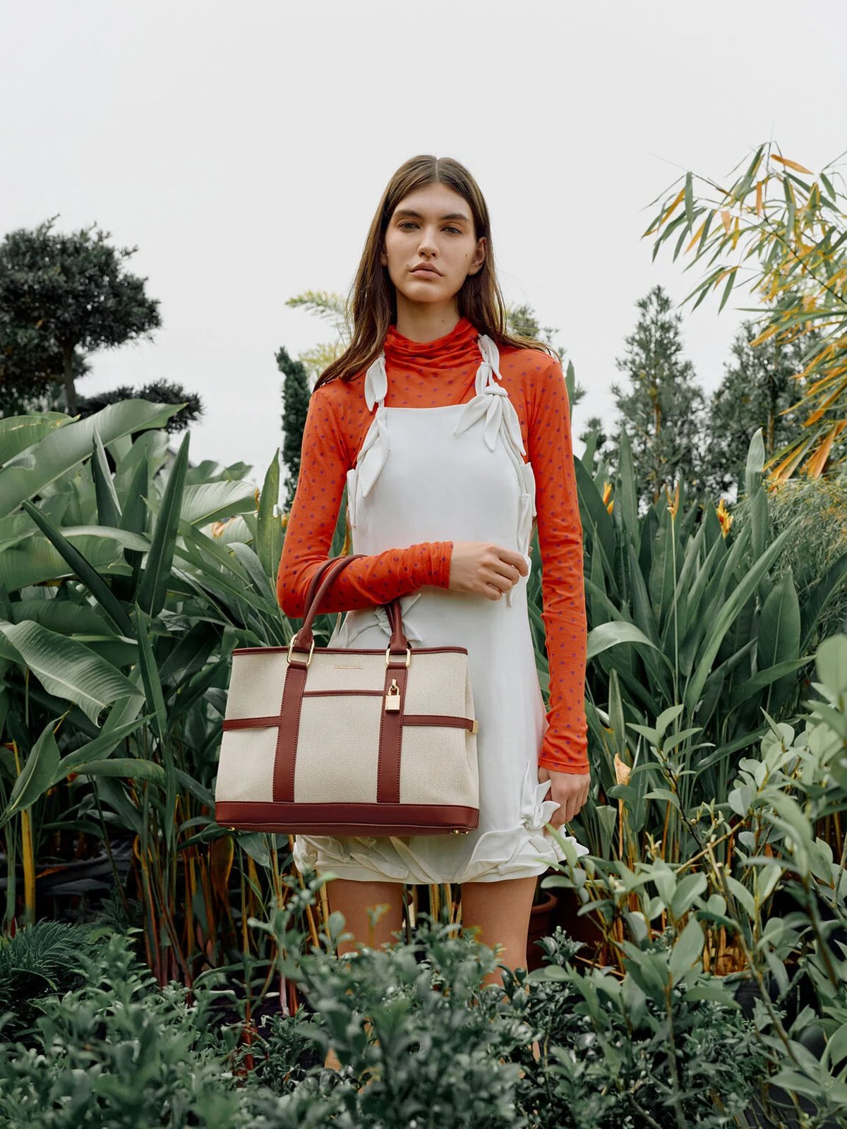 Scottie スコッティー キャンバストートバッグ - CHARLES & KEITH