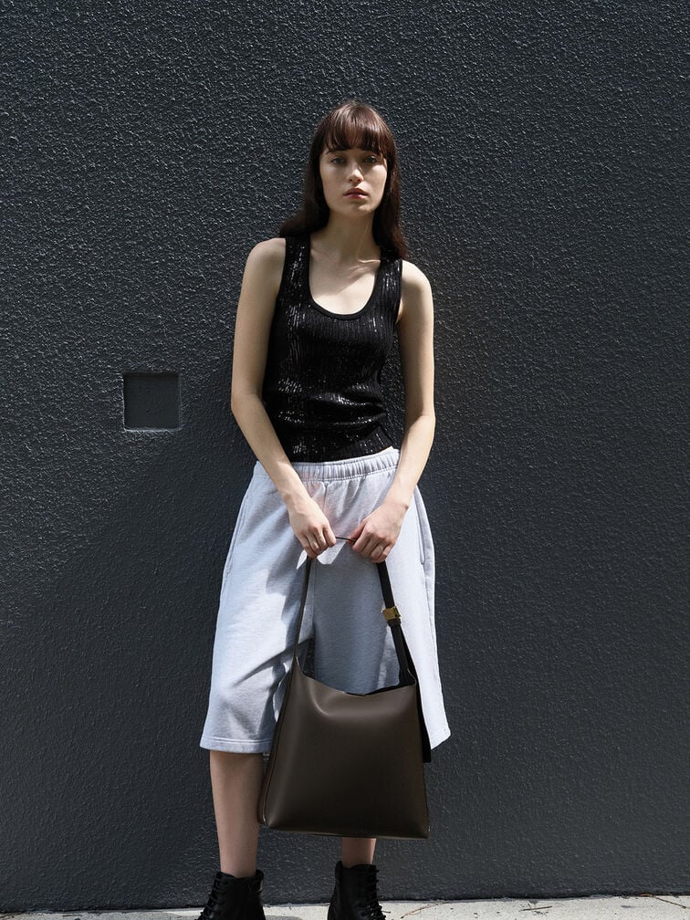 ダークモスのEdna トートバッグ – CHARLES & KEITH