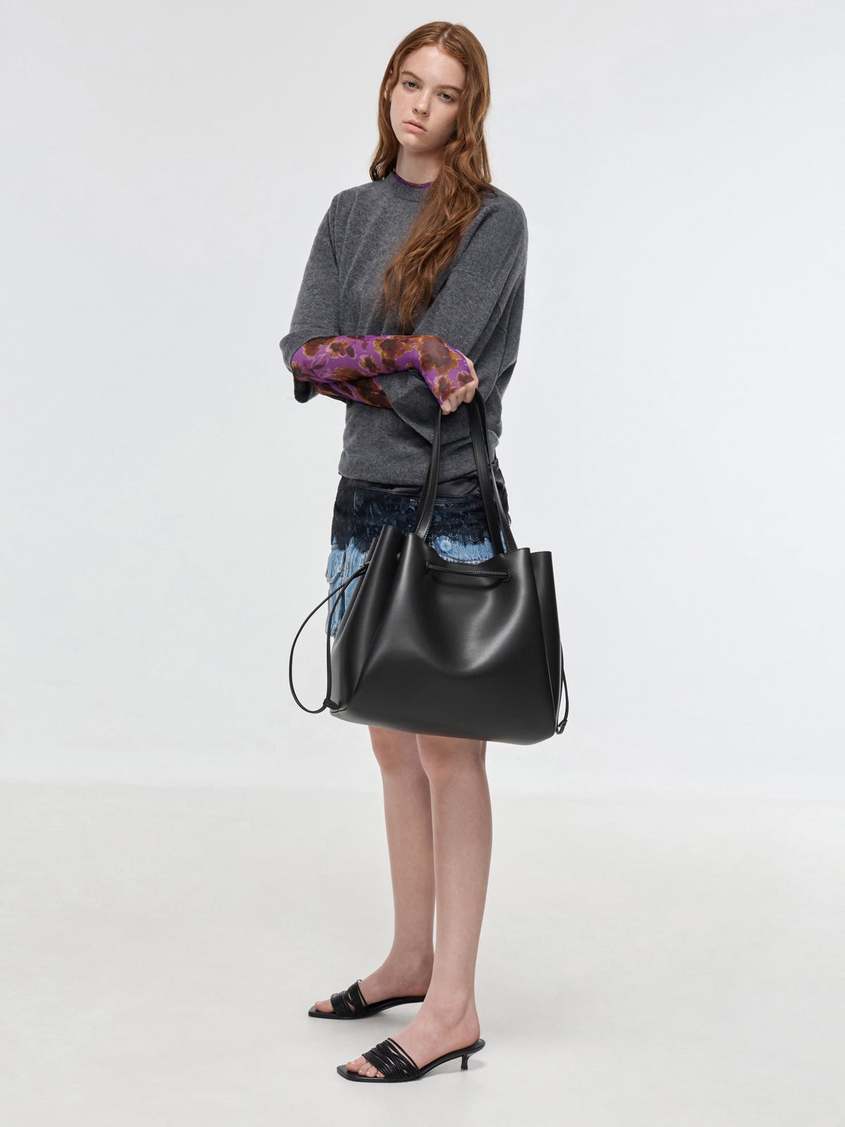 Hanya ハンヤ ドローストリング トートバッグ - CHARLES & KEITH