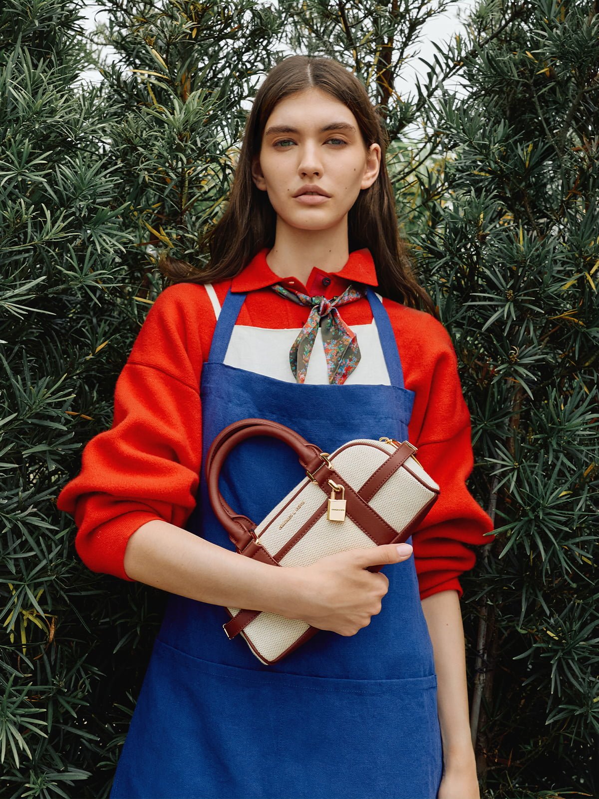 Scottie スコッティー キャンバスボウリングバッグ - CHARLES & KEITH