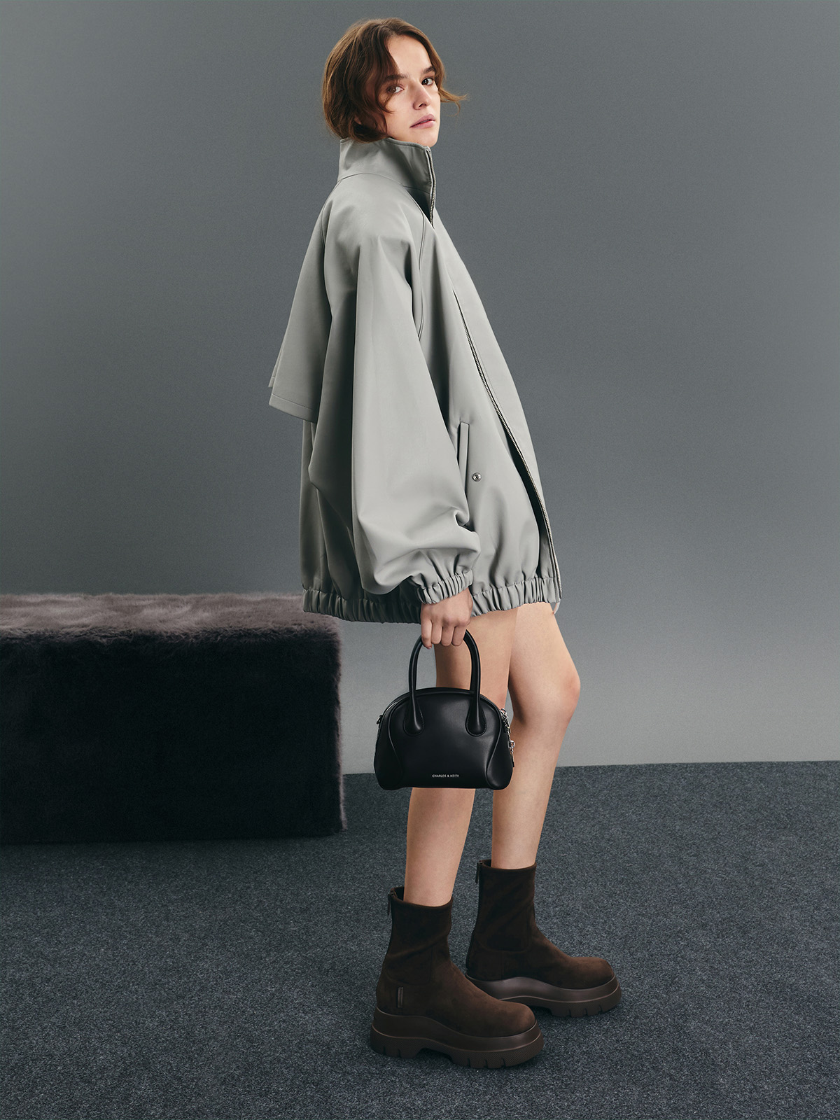 Nelly ネリ ボウリングバッグ - CHARLES & KEITH