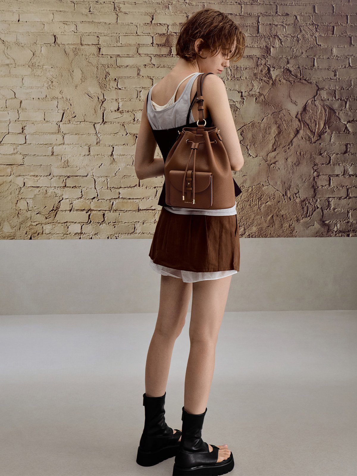Beryl ベリル ドローストリングバッグパック - CHARLES & KEITH