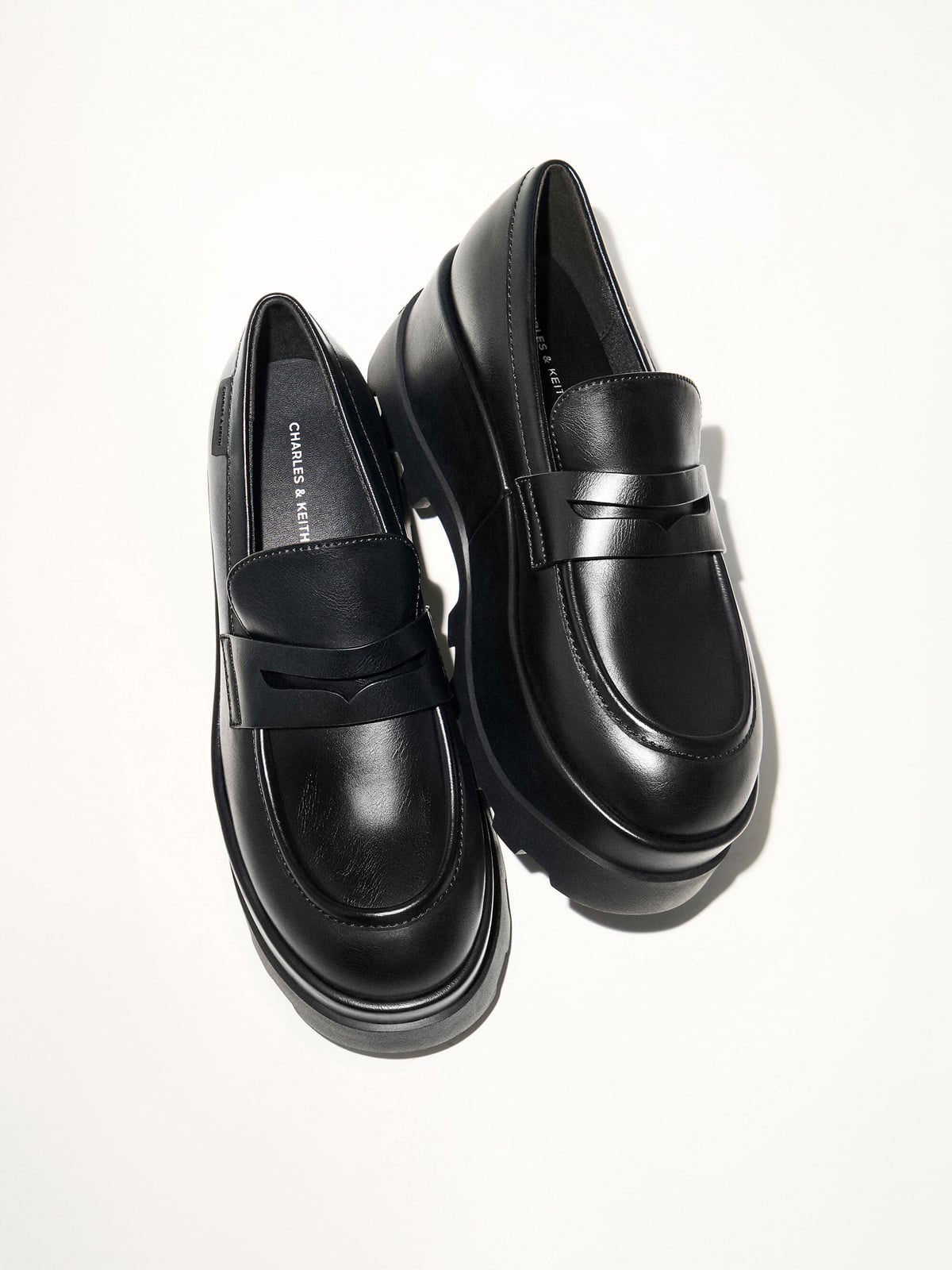 Barron バロン プラットフォーム ペニーローファー - CHARLES & KEITH