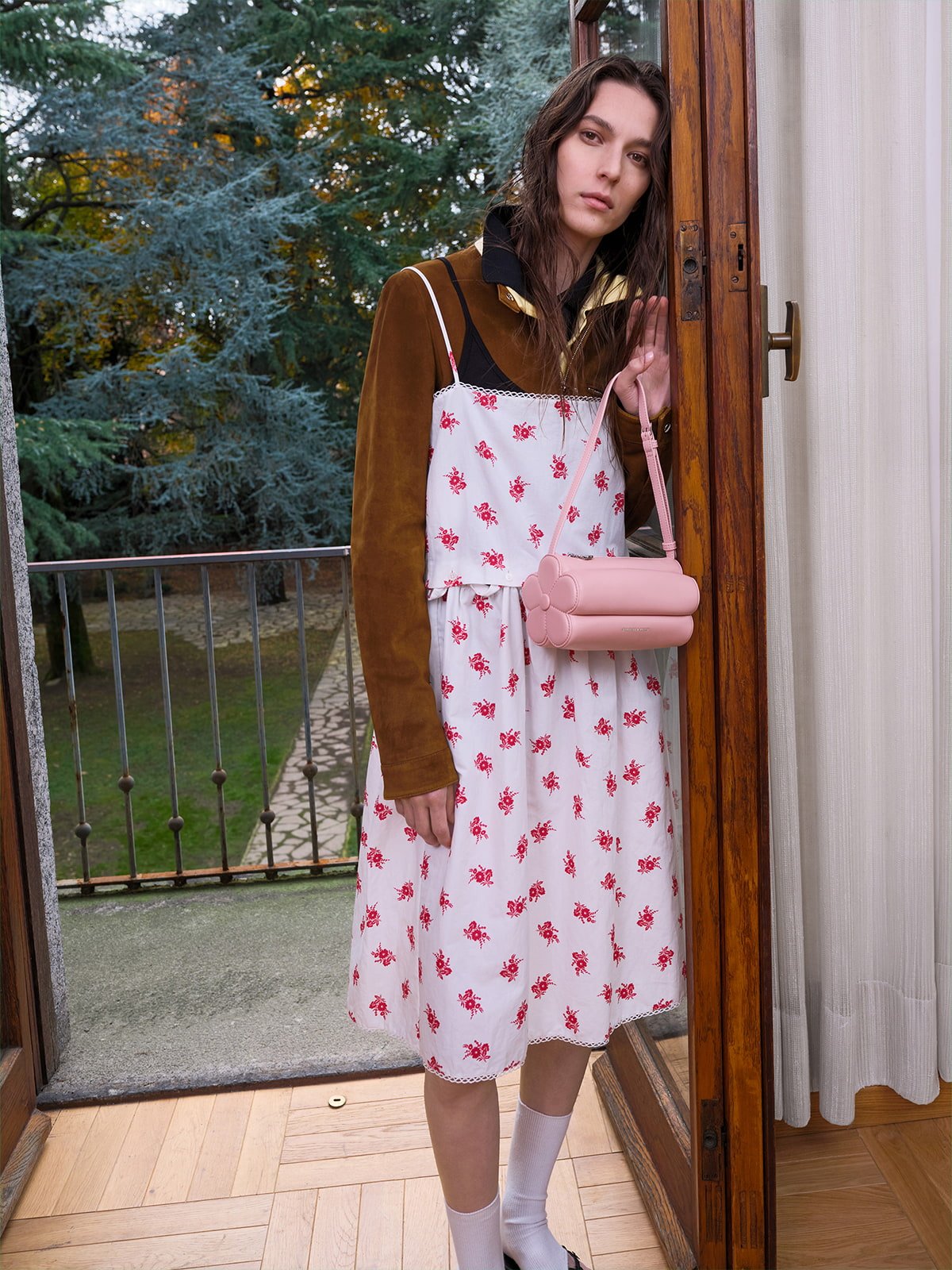 Mabel メイベル フラワーショルダーバッグ - CHARLES & KEITH