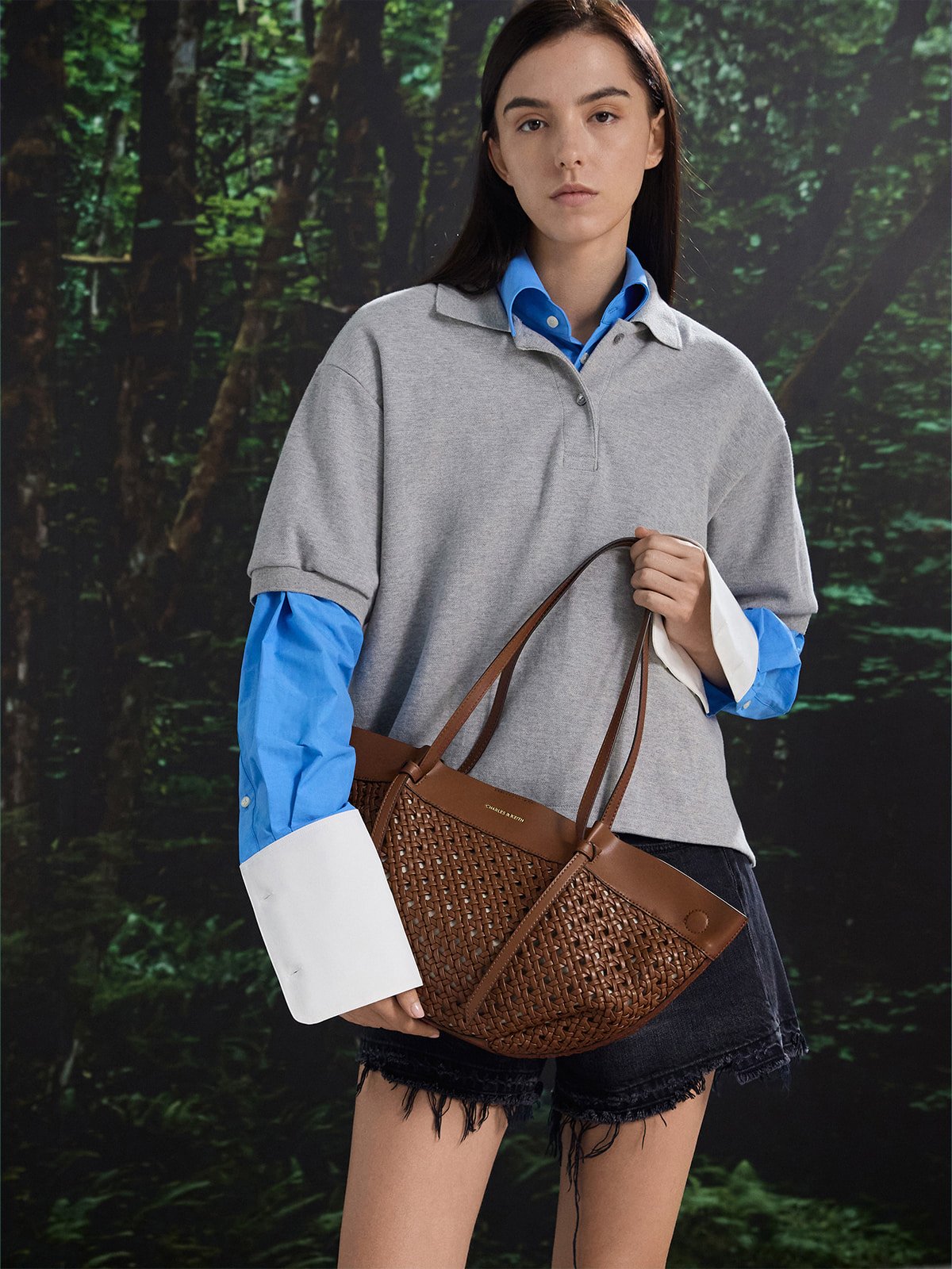 Calla カルラ ウーブン トートバッグ - CHARLES & KEITH