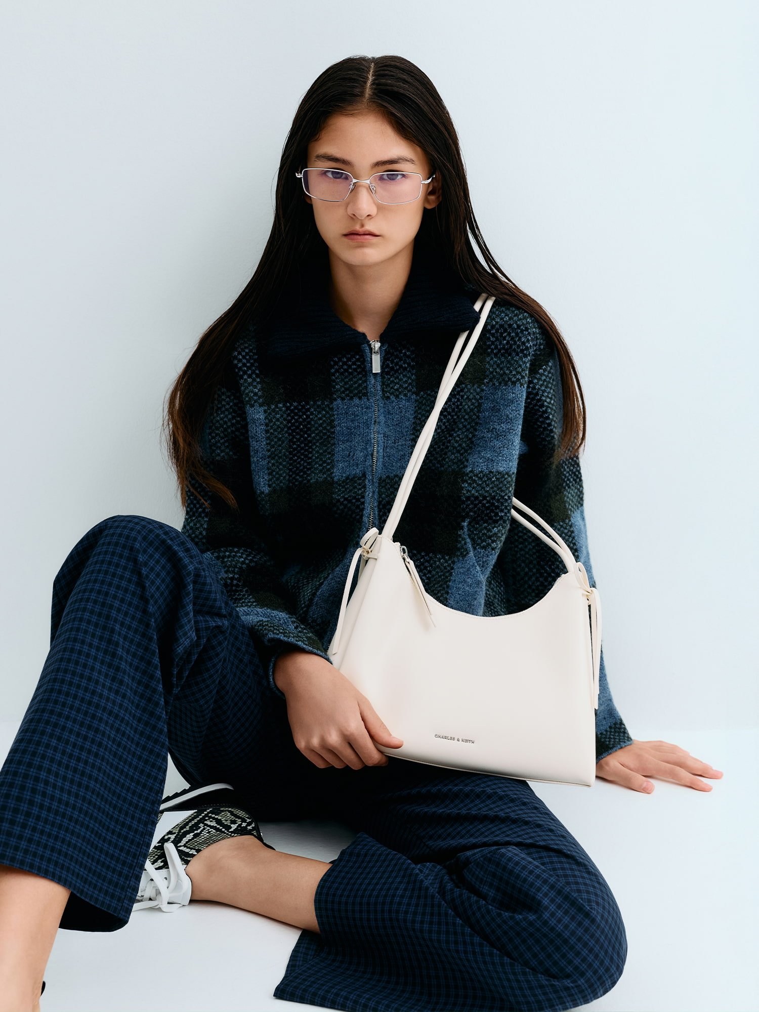 Hazel ヘーゼル ボウホーボーバッグ -  CHARLES & KEITH