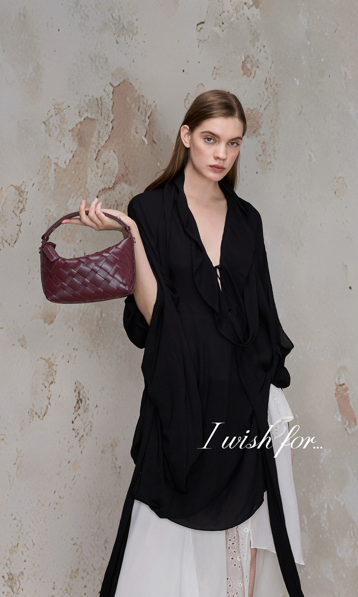 Ivette イヴェット ウーブンショルダーバッグ - CHARLES & KEITH