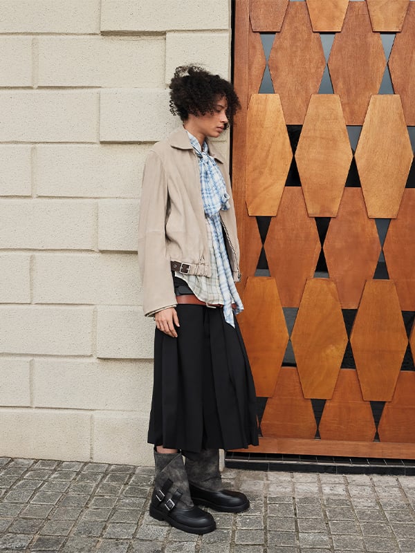 Aether エーテル バックル カーフブーツ - CHARLES & KEITH
