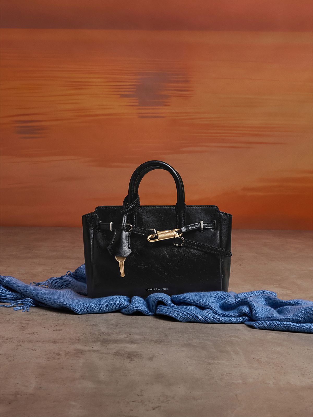 Georgie ジョージー チェーンスリングバック キトゥンヒール - CHARLES & KEITH