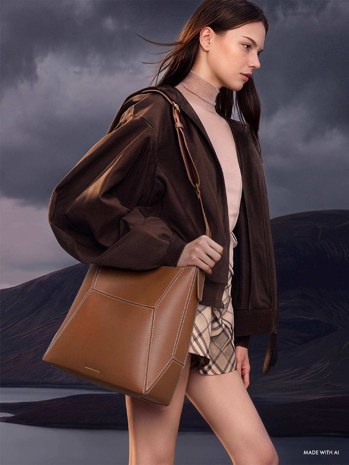 Nasrin ナスリン ジオメトリックトートバッグ - CHARLES & KEITH