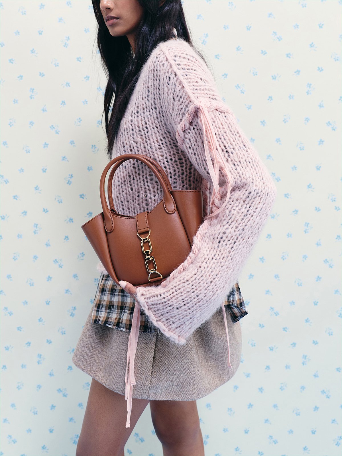 Mabel メイベル フラワーショルダーバッグ - CHARLES & KEITH