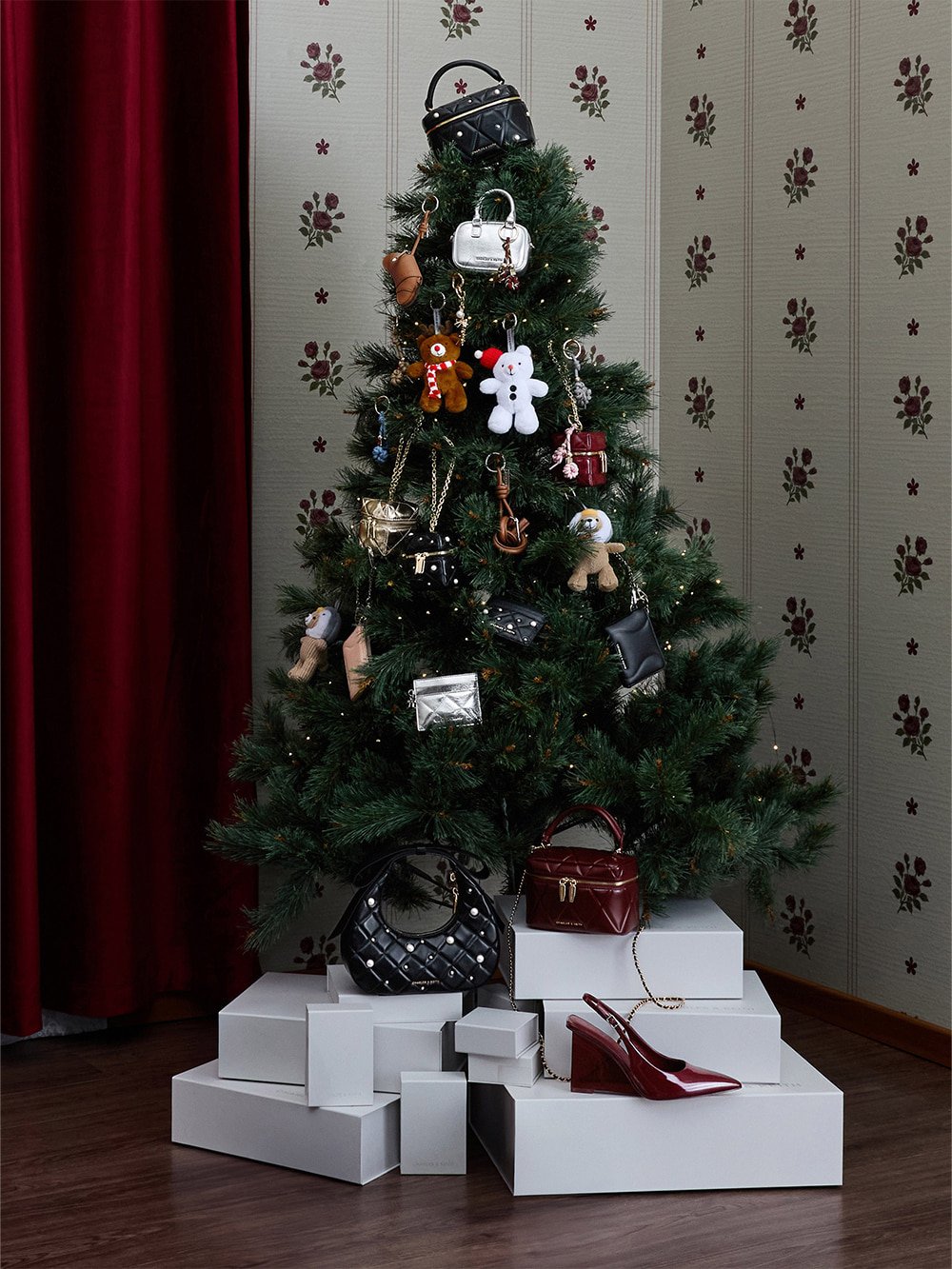 Arwen アルウェン キルトトップハンドルバニティバッグ - CHARLES & KEITH