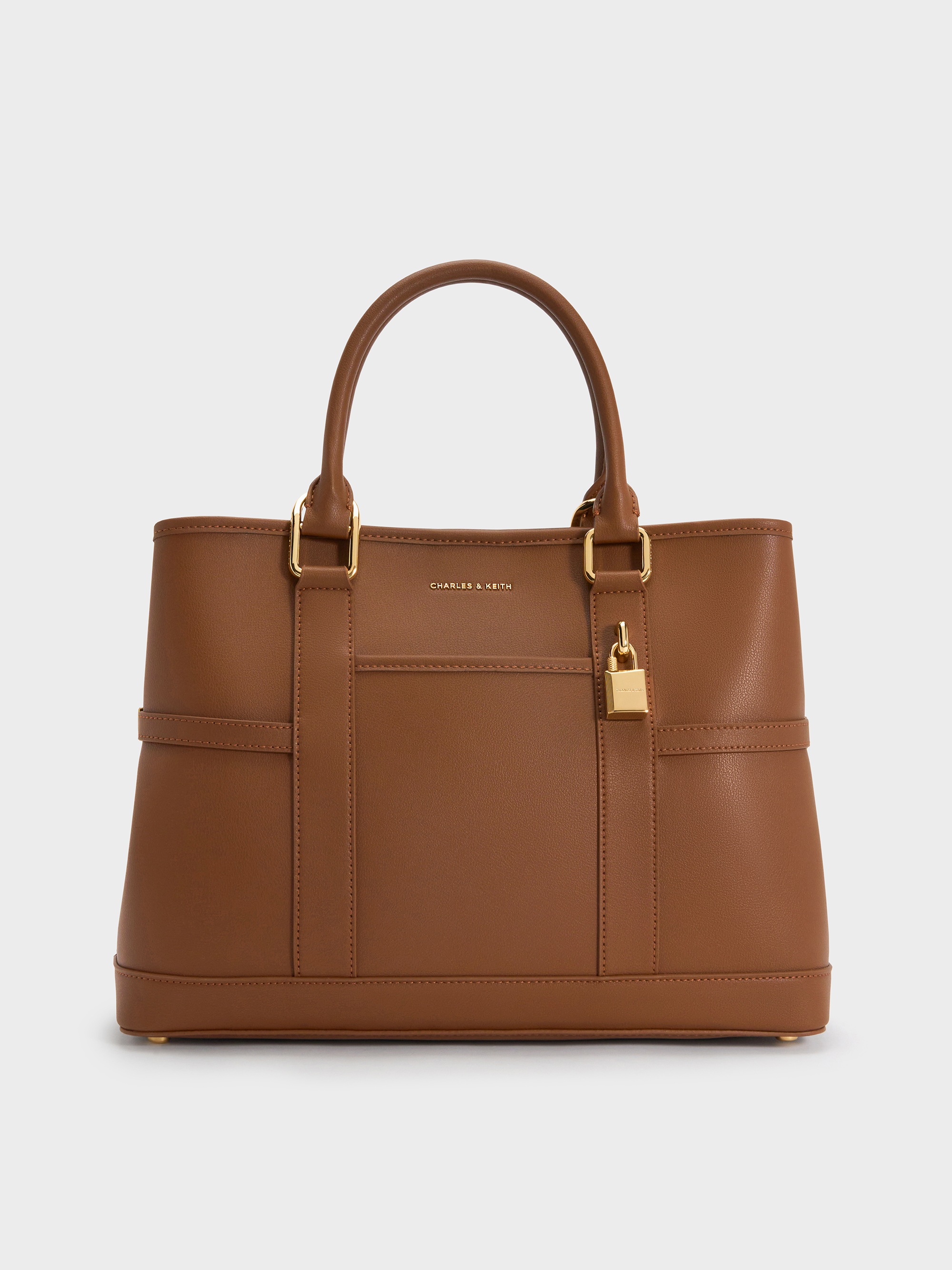 Scottie スコッティートートバッグ - チョコレート | CHARLES & KEITH