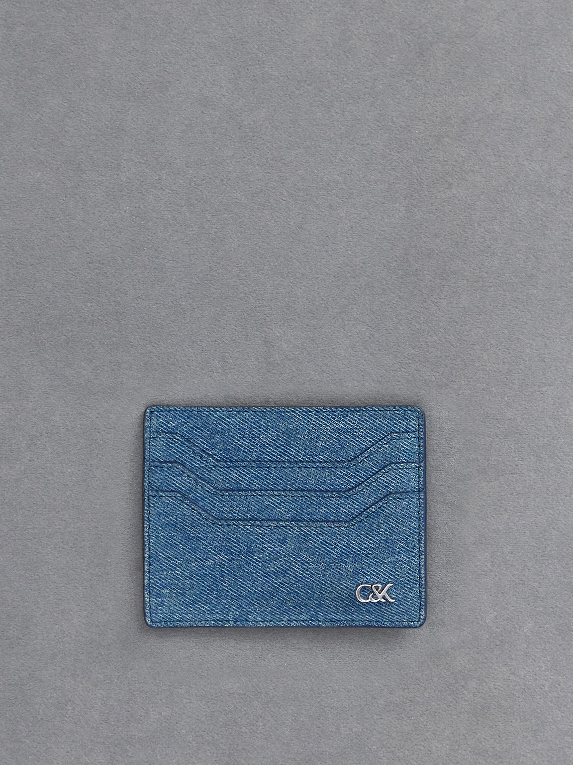 Glimpse グリンプス デニムマルチスロットカードホルダー - ブルー