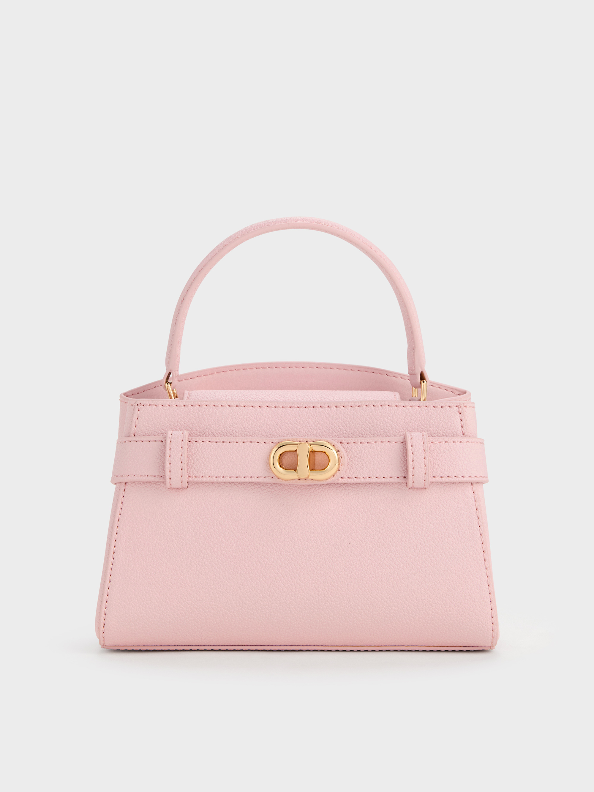 【新品未使用】 オブリエル トップハンドルバッグ コットンキャンディーピンク Aubrielle オブリエル トップハンドルバッグ - コットンキャンディー